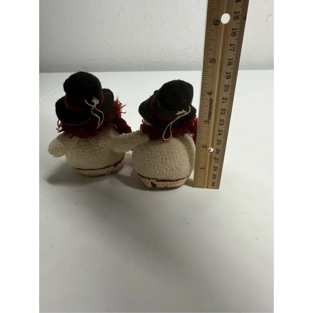 Set of 2 Vintage Dan Dee Snowmans Ornament 4